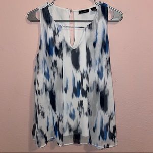 Halogen Women’s Blue and White Blouse